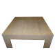 Coffee table en mármol travertino y latón dorado, Midcentury