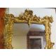 Espejo en madera tallada y dorada trabajo español siglo XVIII
