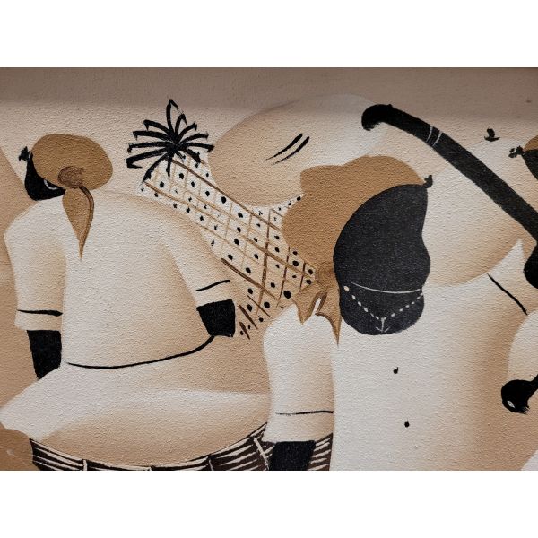 “Mujeres en el mercado”, José Diereseu, 1967, Arte contemporáneo Naïve - República Dominicana