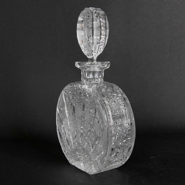 Botella de cristal de Bohemia