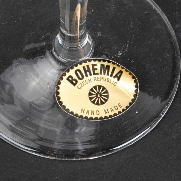 Vasos cristal de Bohemia