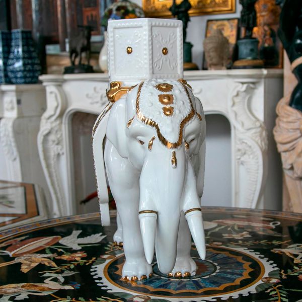 Escultura de un elefante
