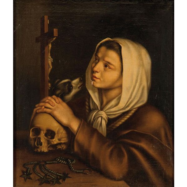 ESCUELA FRANCESA S. XIX - Santa Bernadette de Soubirous