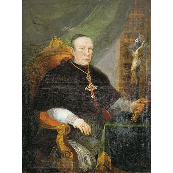 ESCUELA ESPAÑOLA S. XVIII - Retrato de cardenal
