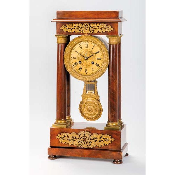 Reloj de pórtico francés, siglo XIX