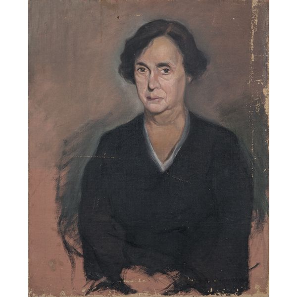 ENRIQUE MARTÍNEZ-CUBELLS - Retrato de la esposa del pintor