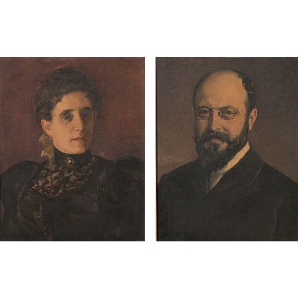 JOSÉ ALCÁZAR TEJEDOR - Dama y caballero