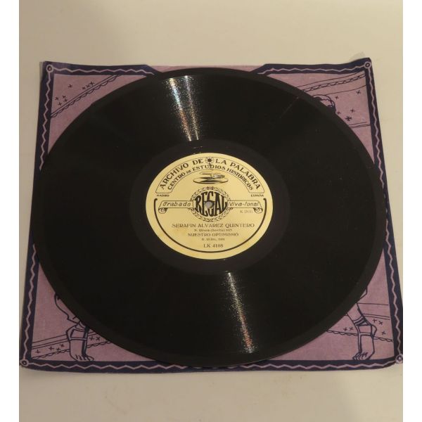 Colección de discos pizarra Archivo de la Palabra Rigal dic 1931